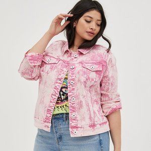 Torrid Pink Denim Jacket